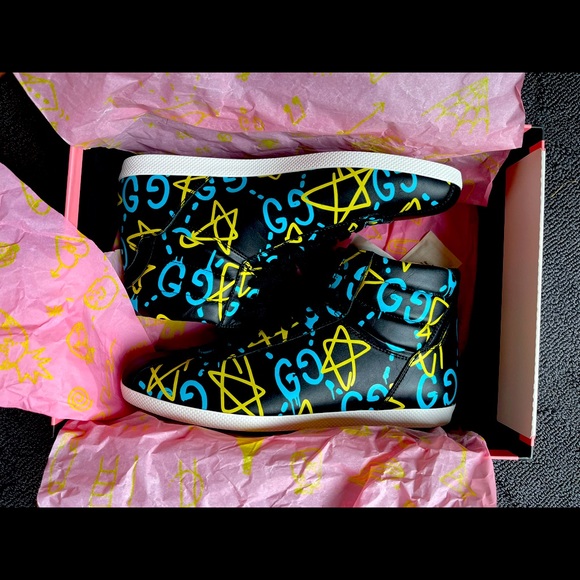 BNWT Women’s Gucci Apollo Star Tennis Shoes 38.5 - Picture 1 of 11